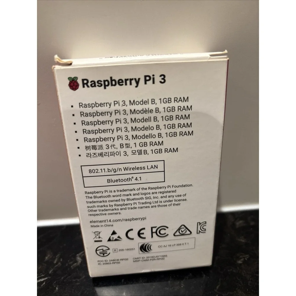 Raspberry Pi 3 Model B+ Single-Board Controller (1GB RAM)